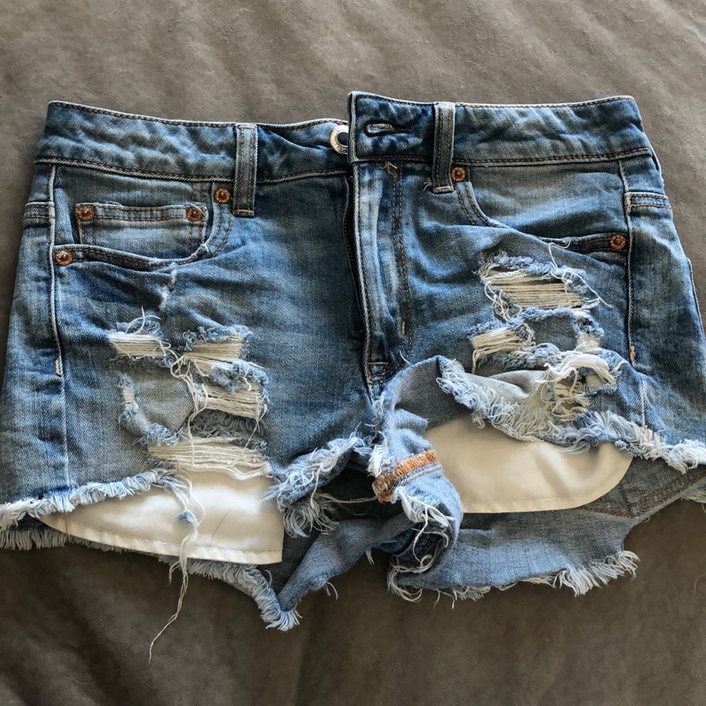 American Eagle Hi-Rise Festival Shorts